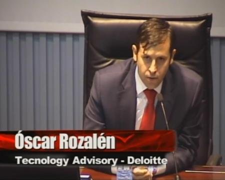 D. &Oacute;scar Rozal&eacute;n. Xerente da &Aacute;rea de Technology Advisory de Deloitte. - Xornada sobre Introdución e aplicación do Esquema Nacional de Interoperabilidade nas Administracións Públicas